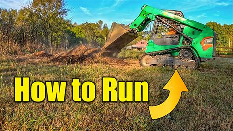 not knowing how to use skid steer|how to operate a skid steer.